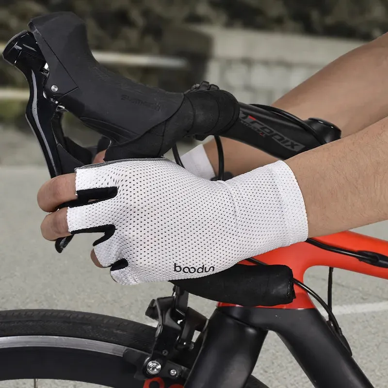 1670long cuff cycling gloves with mesh micofiber and zip thread sunscreen bike gloves