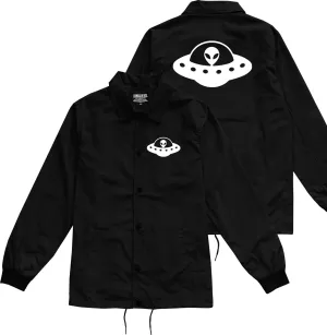 Alien Spaceship Chest Mens Coaches Jacket