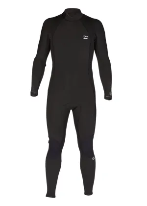 Billabong Mens Absolute 3/2mm Back Zip GBS Steamer Wetsuit