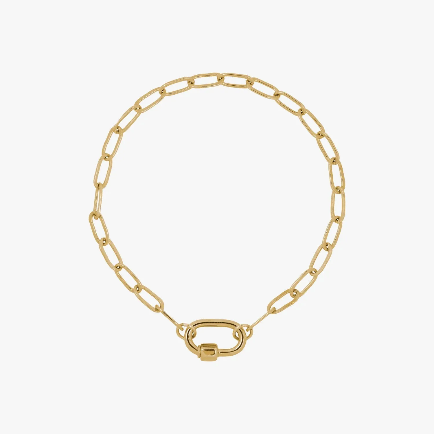 Carabiner Chain Bracelet