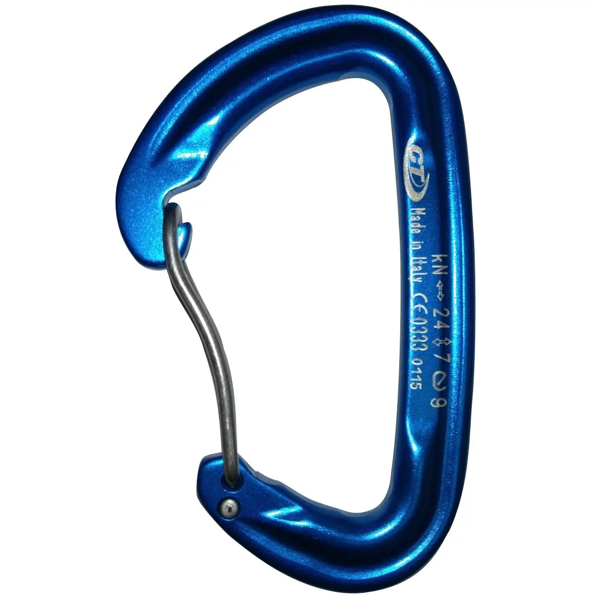 CT Lime Wire Bent Gate Carabiner