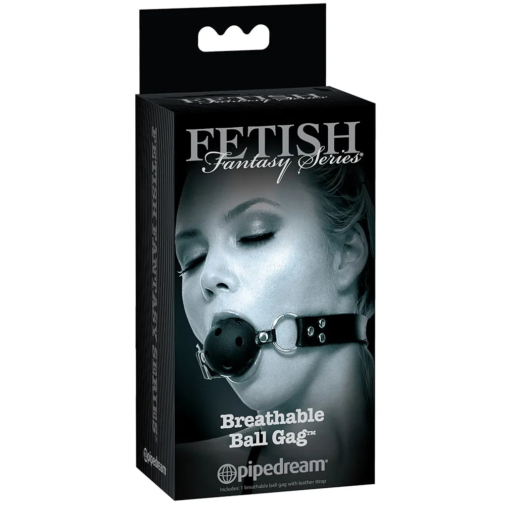 Premium Fetish Fantasy Ltd - Breathable Comfortable Ball Gag for Safe Play