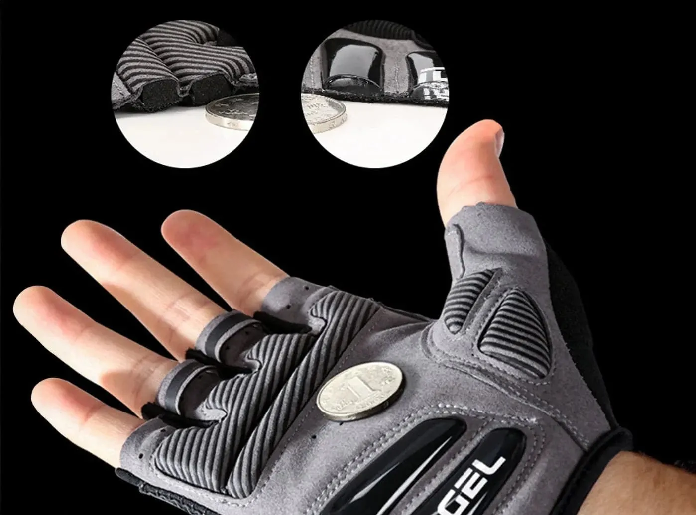 FitVile Half-Finger Cycling Gloves