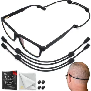 Glasses Strap Holders 2 Pcs Adjustable No Tail Eyeglasses Cord Strings L 15 inch