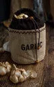 Natural Elements Hessian Garlic Bag