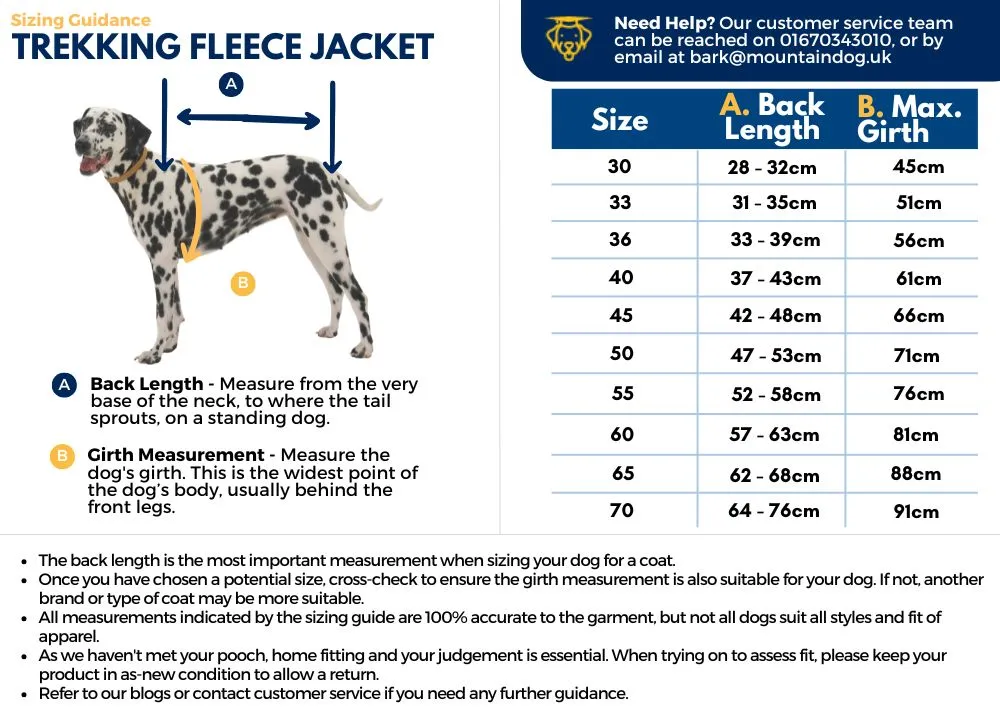 Non-stop - Trekking Fleece Dog Jacket