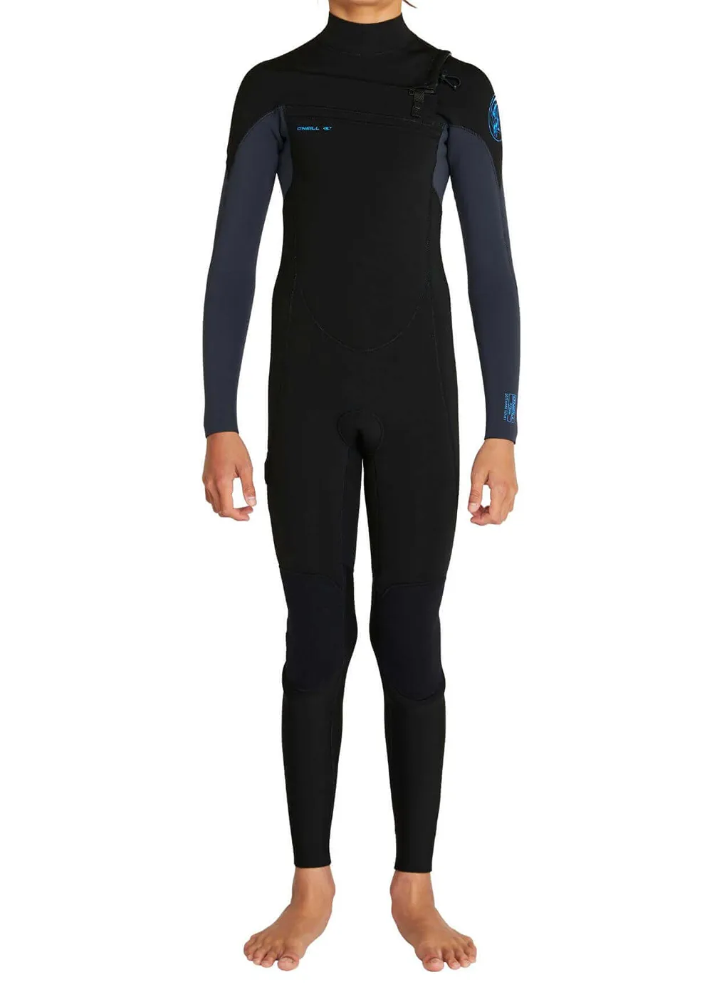 ONeill Boys Defender 3/2mm Chest Zip Steamer Wetsuit