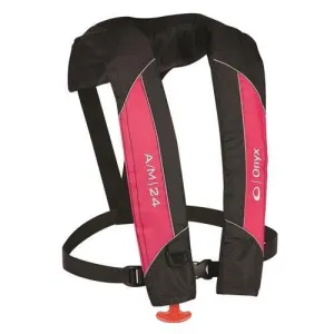 Onyx A/M-24 Auto/Man Inflatable Life Jacket-Pink