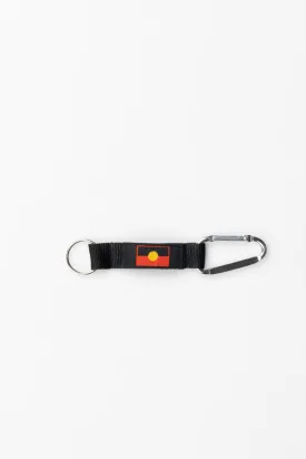 "Raise The Flag" Aboriginal Flag Carabiner Keyring