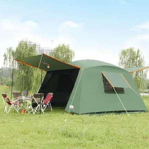 Rainproof Double Layer Sun-Shading Camping Tent