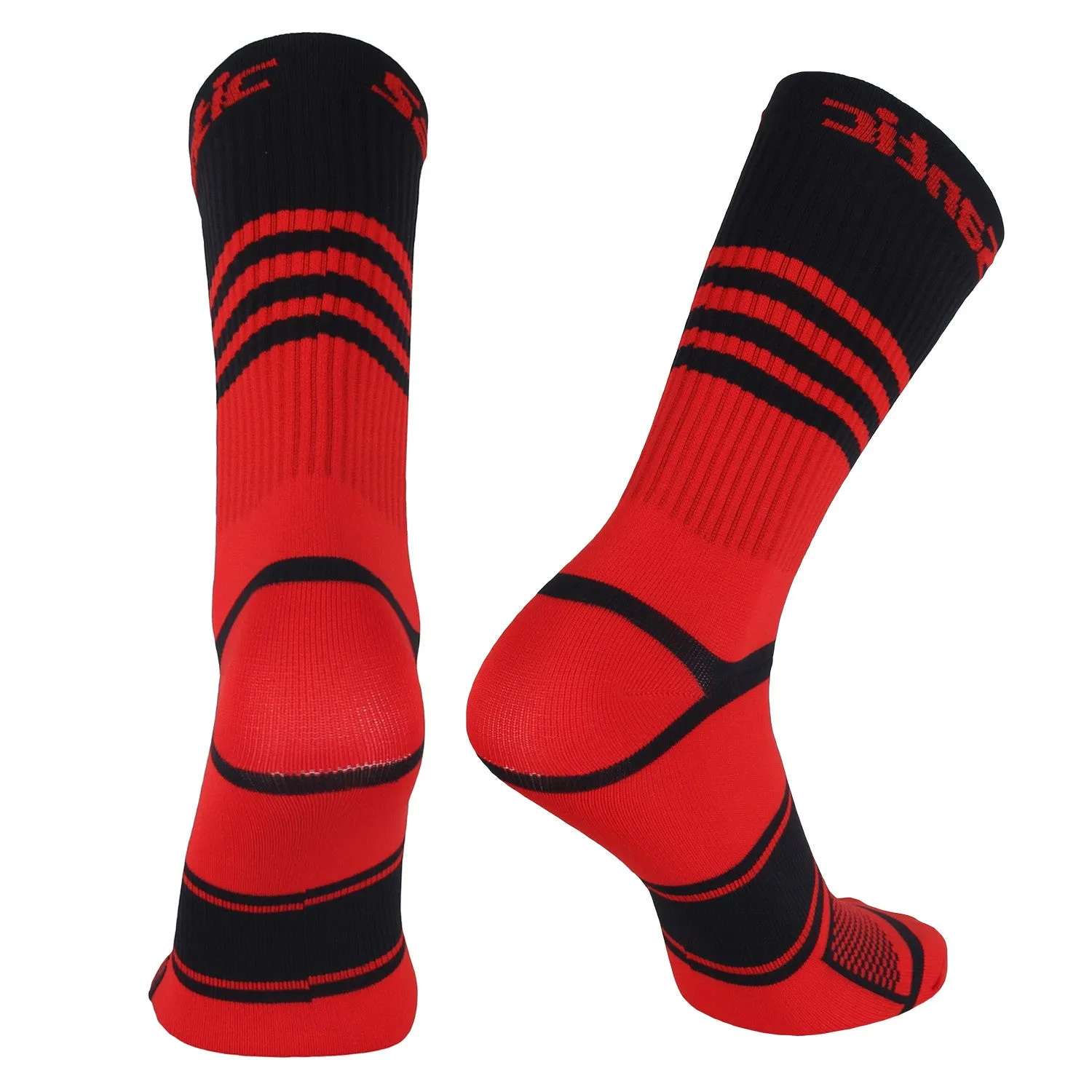 Santic Duke Men Women Cycling Socks Red