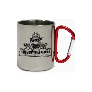 Smokey Bear Carabiner Handle Mug - Smokey Friends