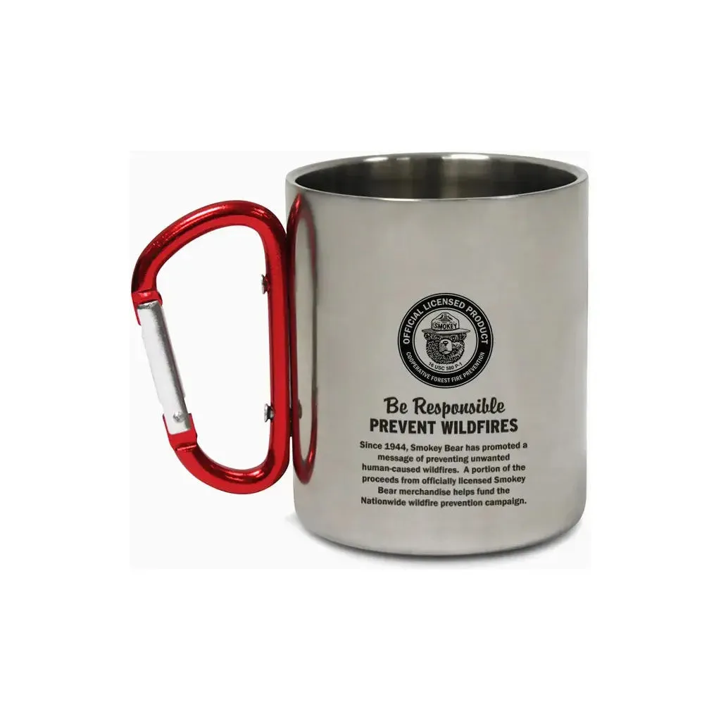 Smokey Bear Carabiner Handle Mug - Smokey Friends