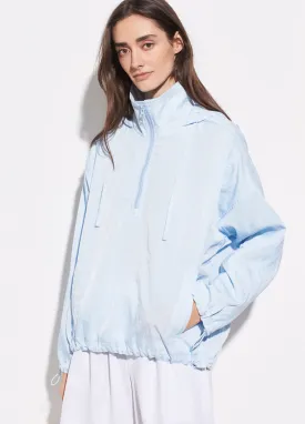 VINCE - Half-Zip Windbreaker in Sea Breeze